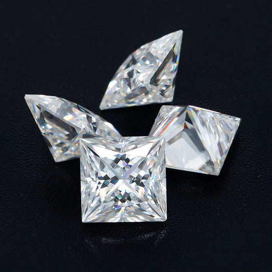 VNK Princess Cut Moissanite Loose Stone 3EX D Color VVS1 Wholesale