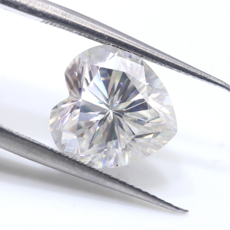 VNK Heart Cut Moissanite Loose Stone 3EX D Color VVS1 Wholesale
