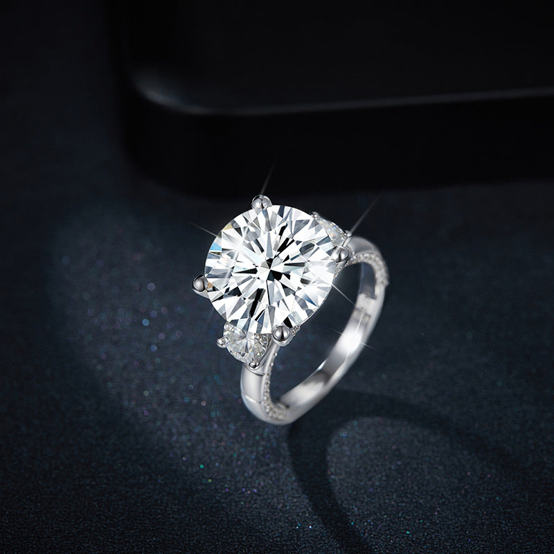 Victoria 8ct Moissanite Engagement Ring