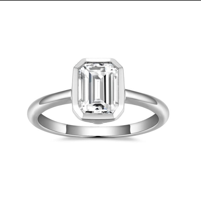 Bezel Setting Moissanite Ring Series