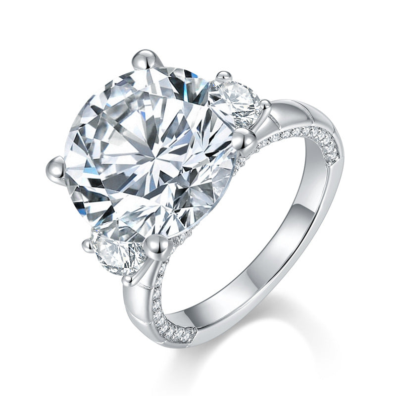 Victoria 8ct Moissanite Engagement Ring