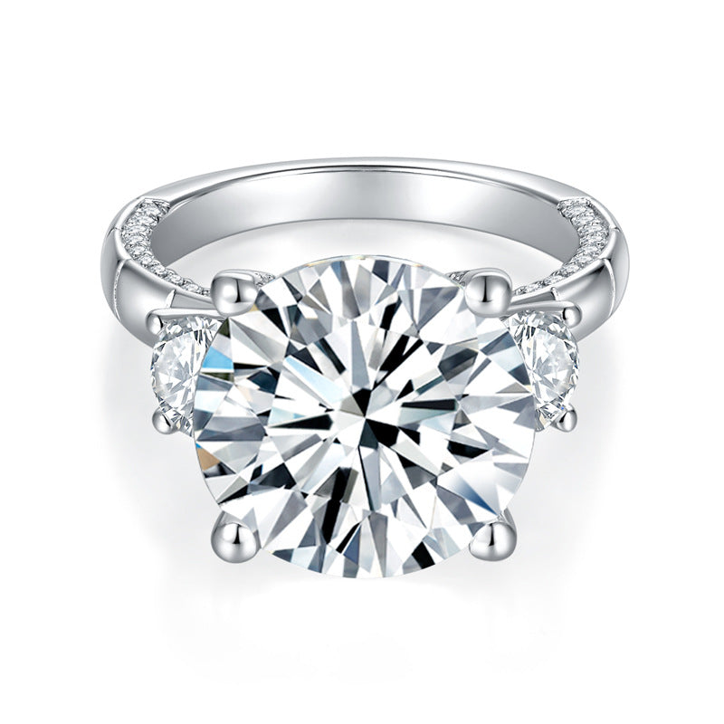 Victoria 8ct Moissanite Engagement Ring
