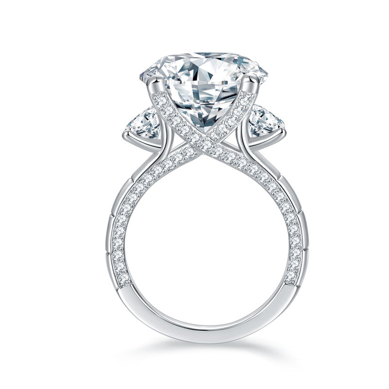 Victoria 8ct Moissanite Engagement Ring
