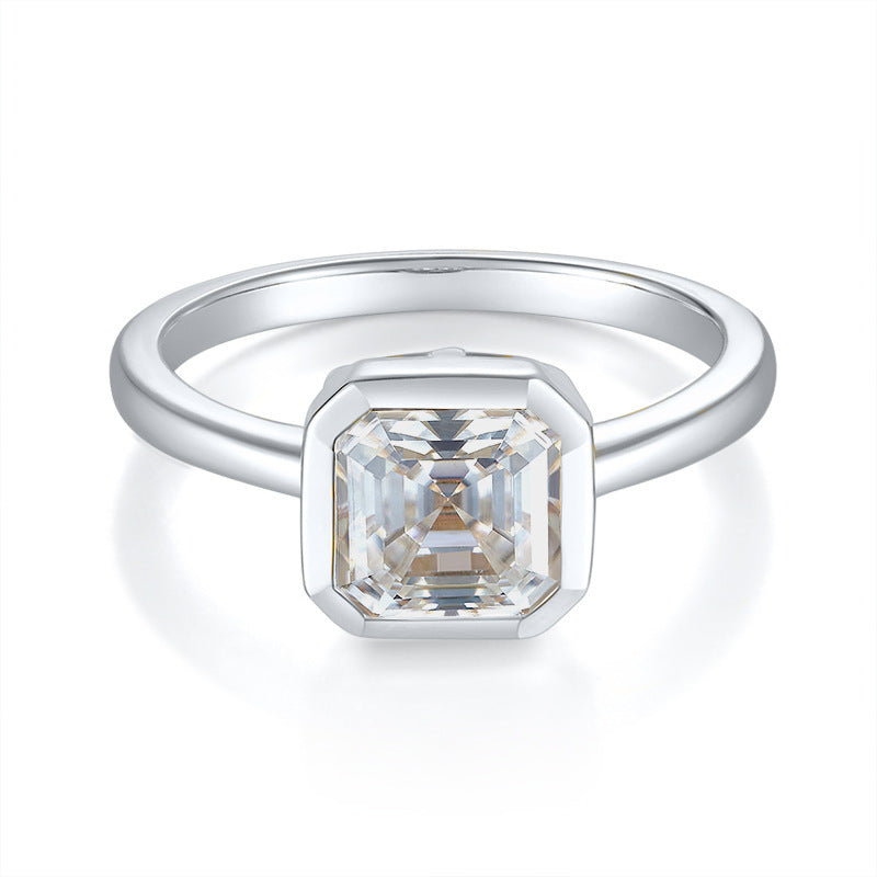 Bezel Setting Moissanite Ring Series