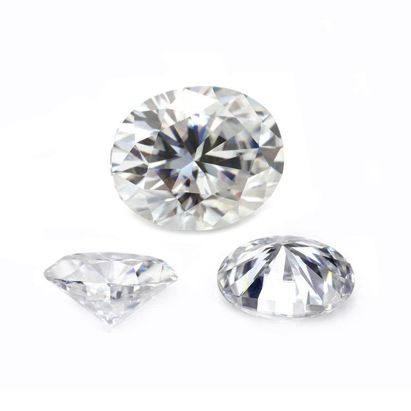 VNK Oval Cut Moissanite Loose Stone 3EX D Color VVS1  Wholesale