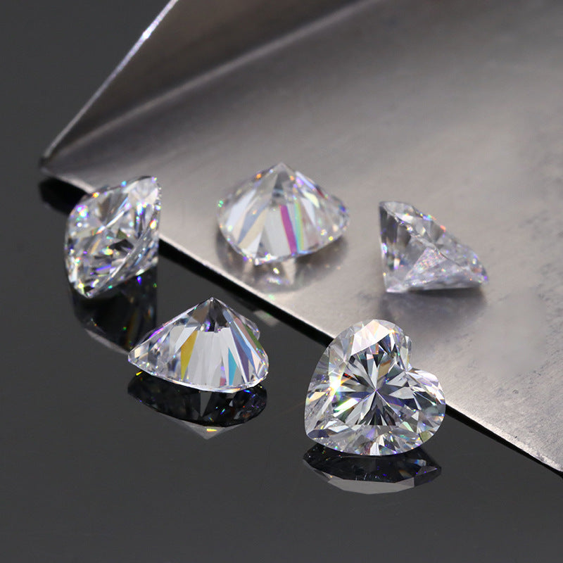 VNK Heart Cut Moissanite Loose Stone 3EX D Color VVS1  Wholesale