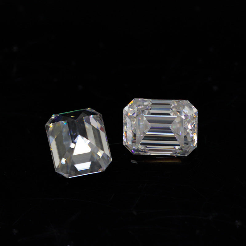 VNK Emerald Cut Moissanite Loose Stone 3EX D Color VVS1 Wholesale