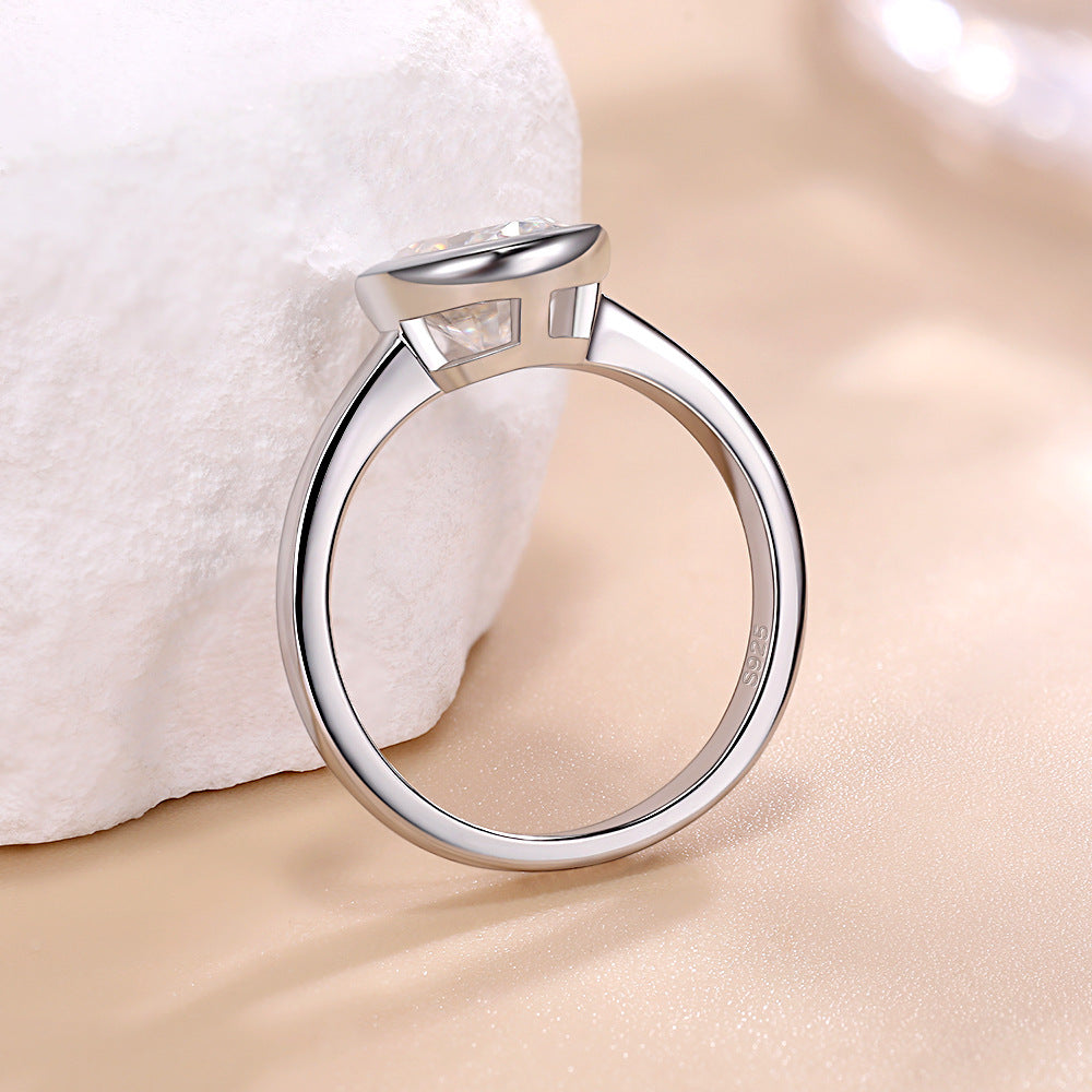 Bezel Setting Moissanite Ring Series