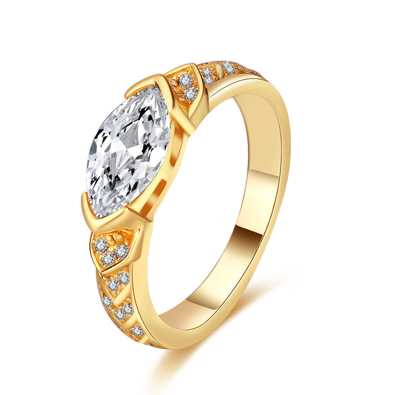 #137 VNK 1CT Marquise Cut Moissanite Ring – Snake-Inspired Pavé Band,925 Sterling Silver