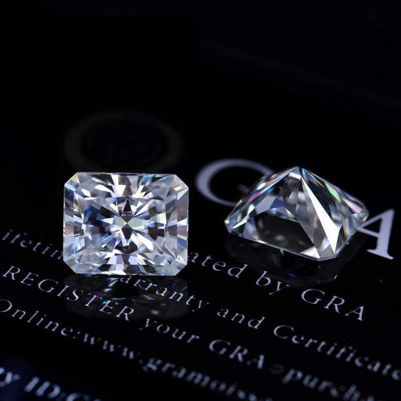 VNK Radiant Cut Moissanite Loose Stone 3EX D Color VVS1  Wholesale
