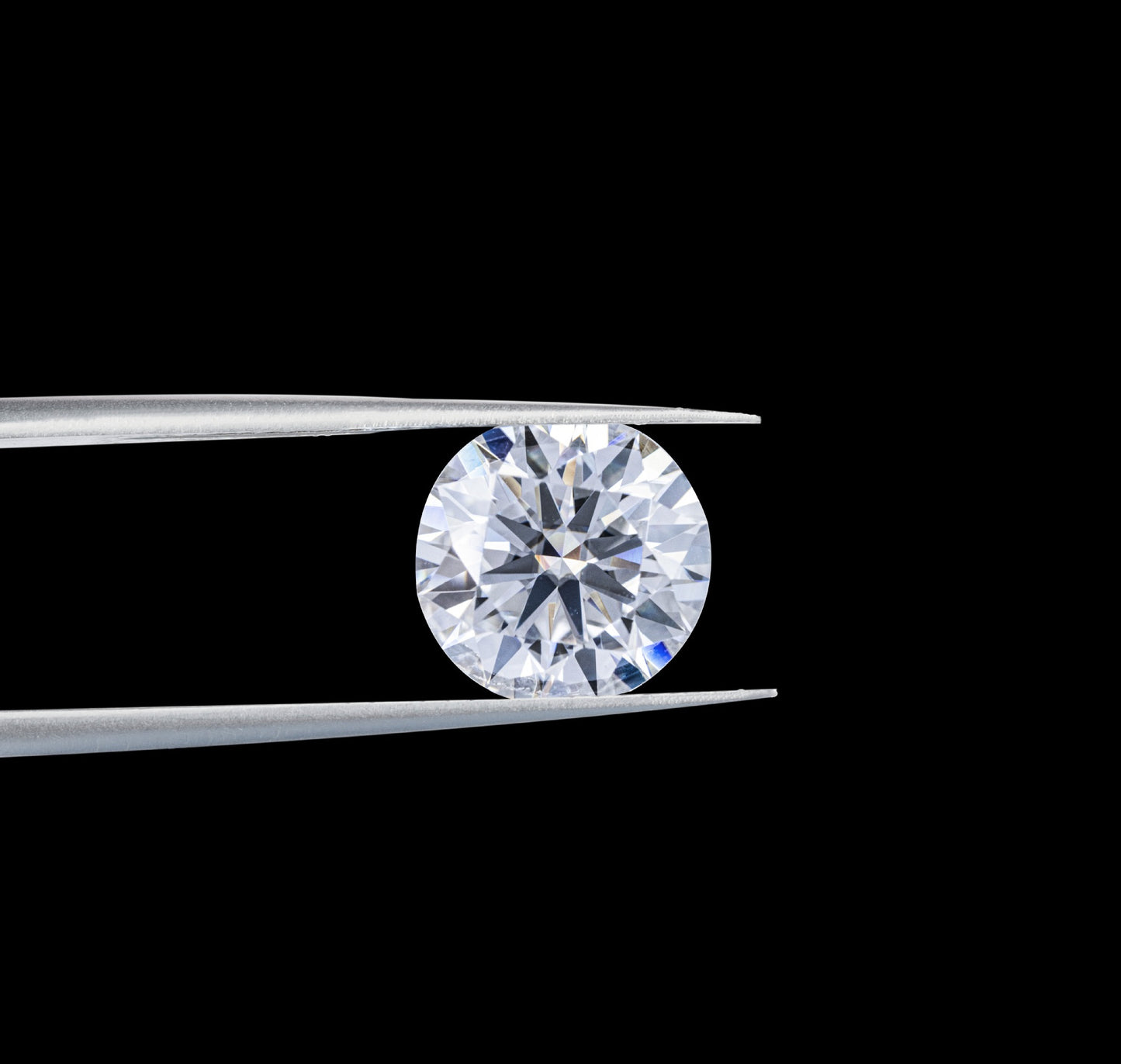 VNK Round Cut Moissanite Loose Stone 8Hearts 8Arrows Cutting D Color VVS1  Wholesale