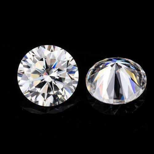 VNK Round Cut Moissanite Loose Stone 8Hearts 8Arrows Cutting D Color VVS1  Wholesale