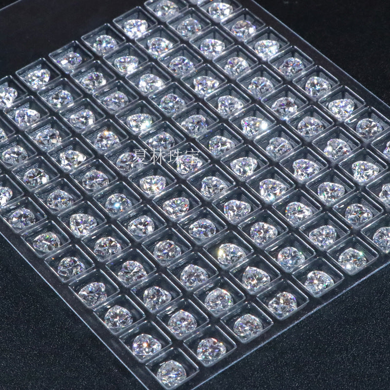 VNK Heart Cut Moissanite Loose Stone 3EX D Color VVS1  Wholesale