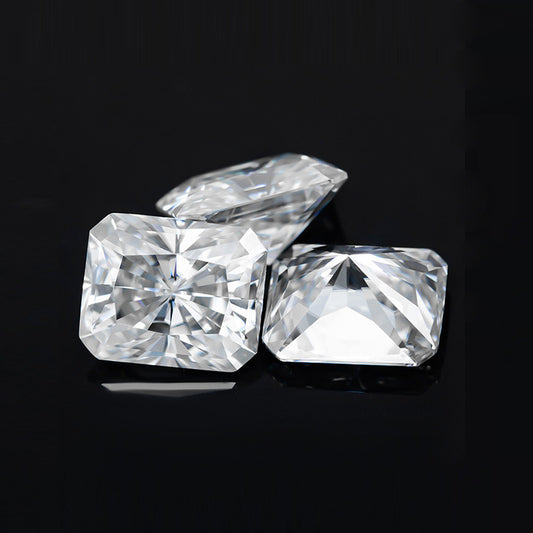 VNK Radiant Cut Moissanite Loose Stone 3EX D Color VVS1  Wholesale