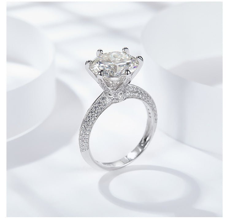 <Adamina>Luxury T Moissanite Engagement Ring - VANNICK