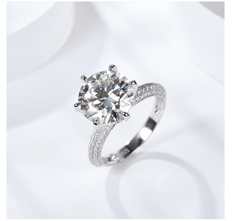 <Adamina>Luxury T Moissanite Engagement Ring - VANNICK