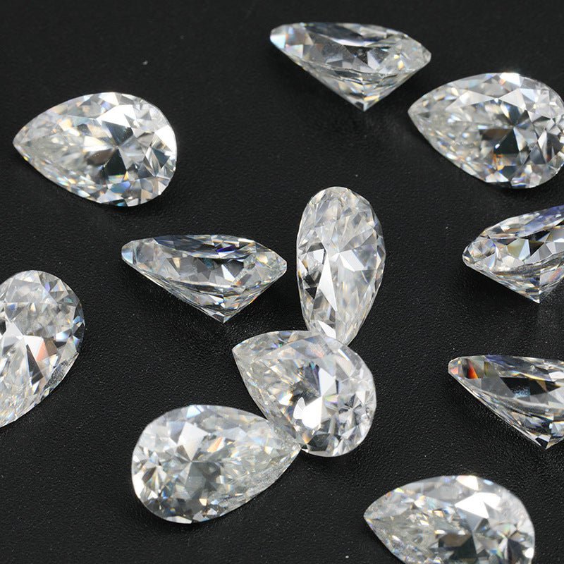 VNK Pear Cut Moissanite Loose Stone 3EX D Color VVS1 Wholesale - VANNICK