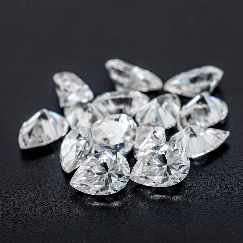 VNK Pear Cut Moissanite Loose Stone 3EX D Color VVS1 Wholesale - VANNICK